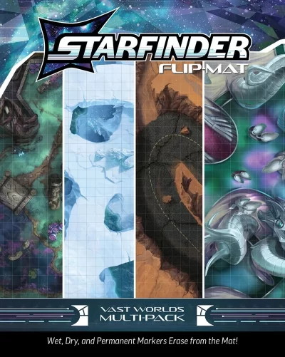 Starfinder Flip-Mat Vast Worlds Multi-Pack