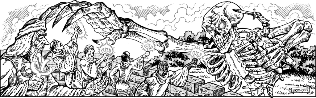 DCC Core Rules Reference Booklet art example