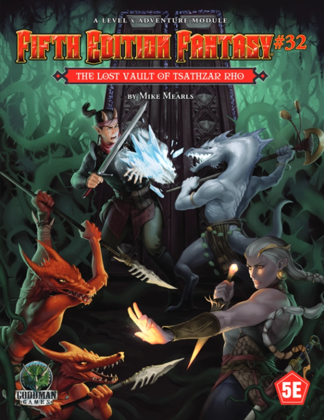 Fifth Edition Fantasy #32 Lost Vault of Tsathzar Rho cover
