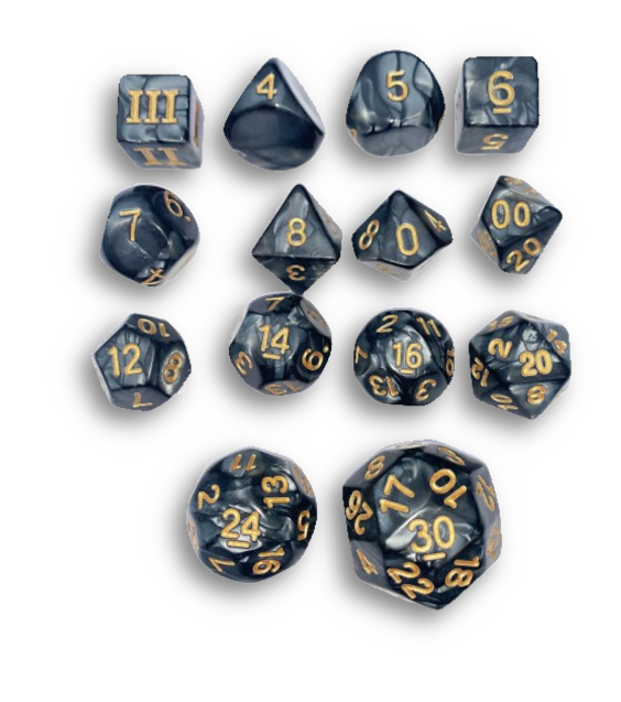 Mighty Dice of Arms for Dungeon Crawl Classics dice