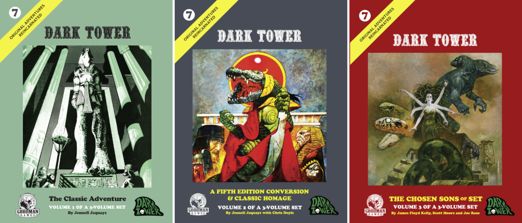 Original Adventures Reincarnated #7 Dark Tower 5E book covers