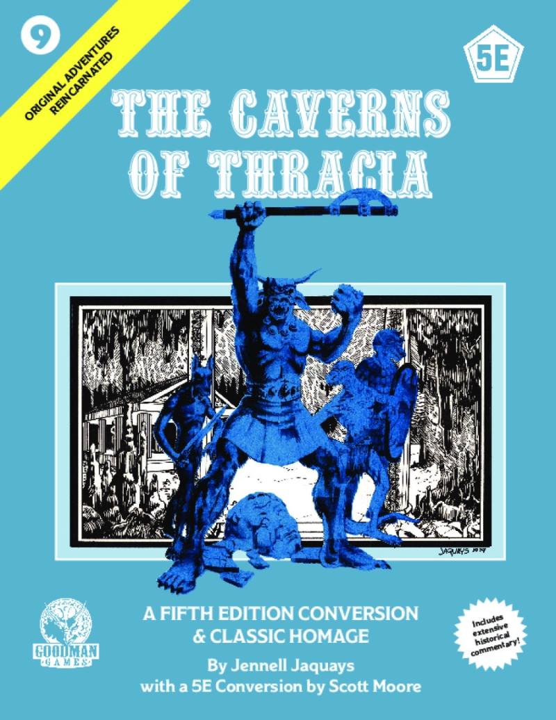 Original Adventures Reincarnated #9 Caverns of Thracia cover