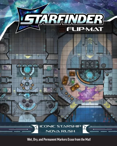 Starfinder Flip-Mat Iconic Starship
