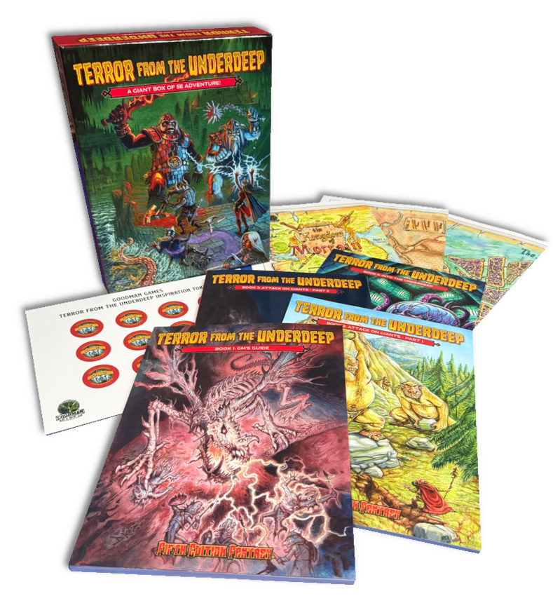Terror From the Underdeep contents
