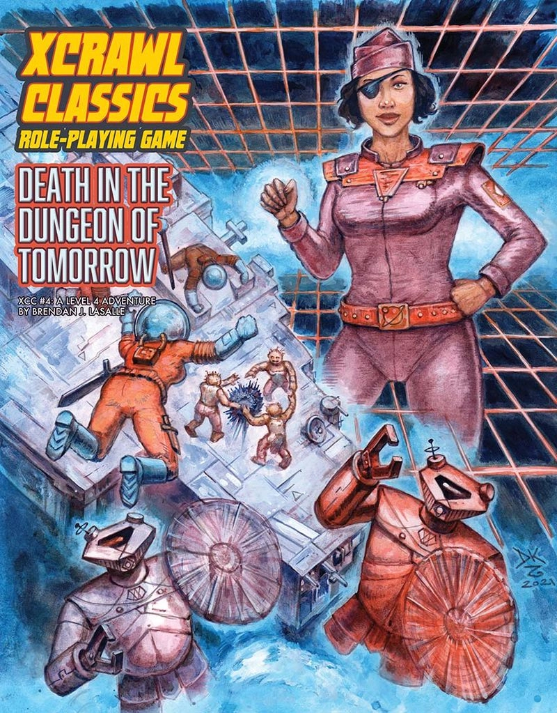 XCC #4 Death in the Dungeon of Tomorrow cover