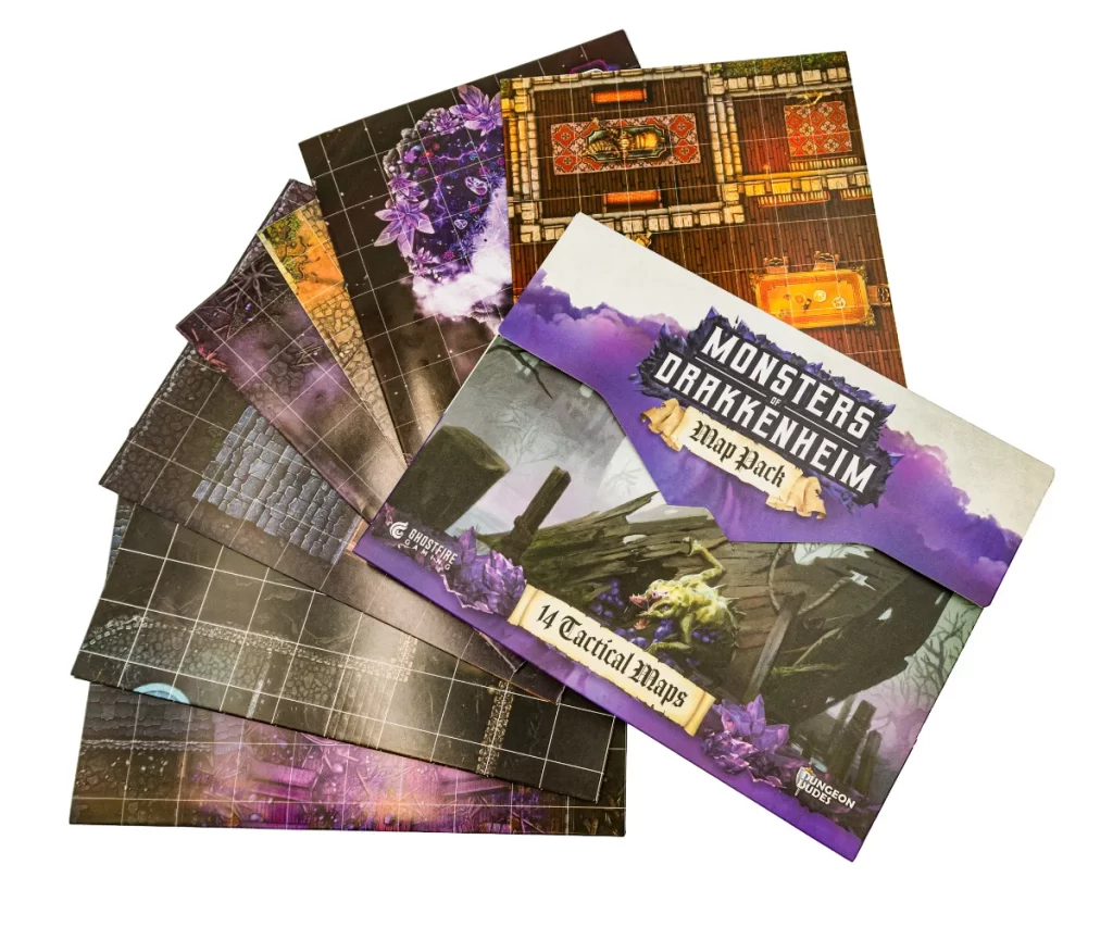 Drakkenheim Lair Map Pack contents