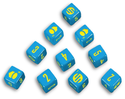 Invincible – Superhero Roleplaying Dice Set