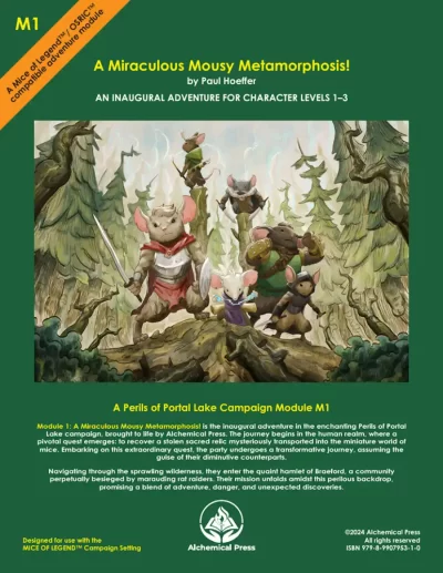 A Miraculous Mousey Metamorphosis! Cover