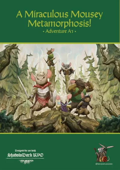 A Miraculous Mousy Metamorphosis! - ShadowDark Edition Cover