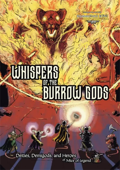 Whispers of the Burrow Gods Shadowdark Cover