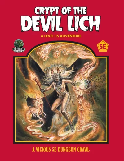 Softback Crypt of the Devil Lich Cover